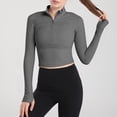 thumbnail image 2 of Timegard Womens Lightweight Athletic Jacket Zipper Trackshirts Workout Running Jackets with Thumb Holes, 2 of 3