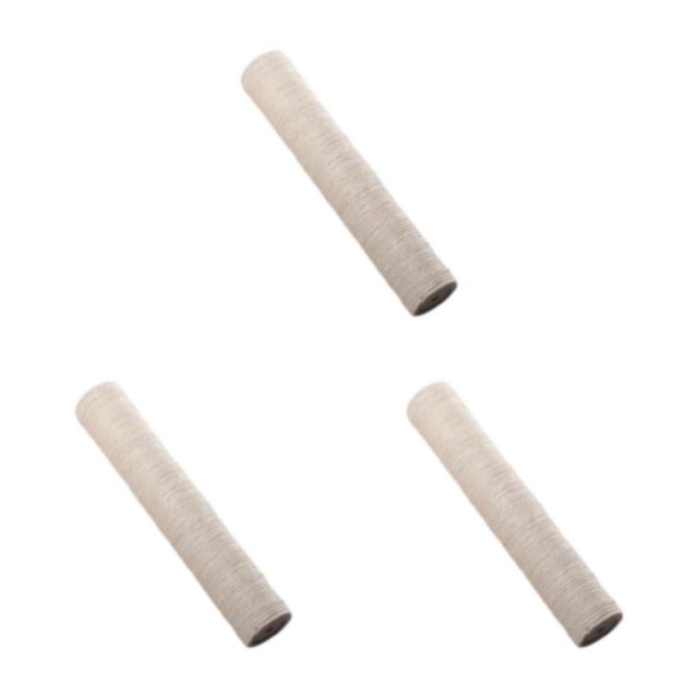 Dalazy 1Pack Scratch Post Refill Pole Grinding Rope Sisal Claw cat Protect Nails Beige H 12.5CM Dia 7cm 3Set