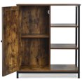 thumbnail image 2 of Patiojoy Armoire de Rangement Polyvalente à 3 Étagères Ouvertes et Porte avec Placard Autoportant, 2 of 10