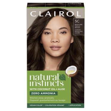 Clairol Natural Instincts Demi-Permanent Hair Color, Vegan Hair Dye, Made with coconut oil and aloe vera