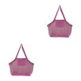 thumbnail image 1 of maskred Versatile Beach Toys Bag Durable Mesh Tote for Poolside Adventures Pink Extra Large 2Set, 1 of 6