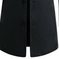 thumbnail image 4 of EGNMCR Jackets for Men Fall/winter New Style Plus Cotton Solid Color Woolen Lapel Men's Overcoat Jacket, 4 of 5