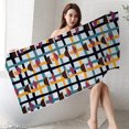 thumbnail image 4 of Microfiber Travel Towel Microfiber Beach Towel Super Lightweight Colorful Bath Towel Sandproof Beach Blanket Multi-Purpose Towel for Travel Swimming Pool, 4 of 4