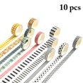 thumbnail image 2 of Craft Tape Colorful DIY 10 Rolls Decorative 6.56ft Masking Tape Planner Tape, 2 of 6