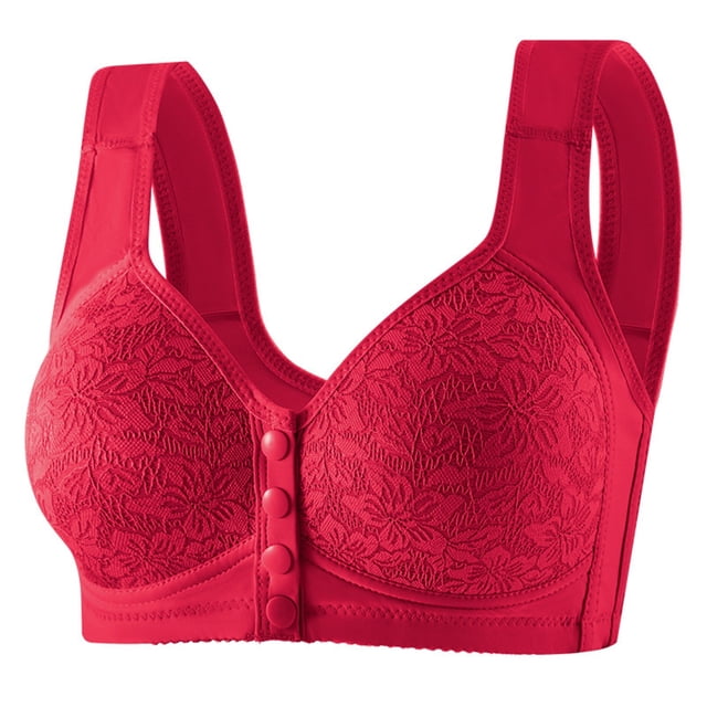 New Soft Padded Front Closure Bra For Women Comfortable Wireless And Steel Vest Style Plus Size Women S Bras Sports Bra Women Bra with Back Support Women Bras plus Size Front Close Work Out Bra Back