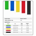 thumbnail image 4 of All-in-One Fitness Training Kit: 10 Colored Resistance Bands (5-30 lbs), Figure-8 Resistance Rope with Foam Handles, Steel Wire Jump Rope, 5 Standard Resistance Rings, Purple Yoga Band, Door Hook,, 4 of 6