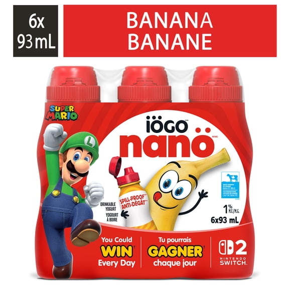 iÖGO nanö Drinkable Banana Yogurt 1%