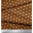 thumbnail image 3 of Soimoi polyester Crepe Fabric Puppy Face Dog Printed Fabric 1 Yard 42 Inch Wide, 3 of 3