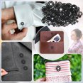 thumbnail image 1 of Baohd 120pack/lot Easy To And Fashionable Press Studs Snap For DIY Clothes Wide Application Plastic white 1Set, 1 of 6