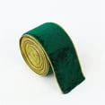 thumbnail image 3 of Aursykel Crushed Velvet Wired Ribbon for Gift Wrapping Christmas Tree Decoration and Craft Wreath Supplies with Snowflake Design 2.5 Inch Wide by 9.84ft Long Long Lasting Polyester, 3 of 8