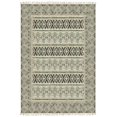 thumbnail image 1 of Casavani Handblock Printed Cotton Area Rug Square Dining, Bedroom Area Carpets, Gray 7x7 Feet, 1 of 1