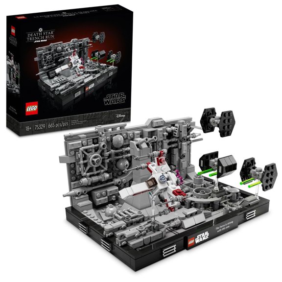 LEGO Star Wars Death Star Trench Run Diorama 75329 Toy Building Kit (665 Pieces)