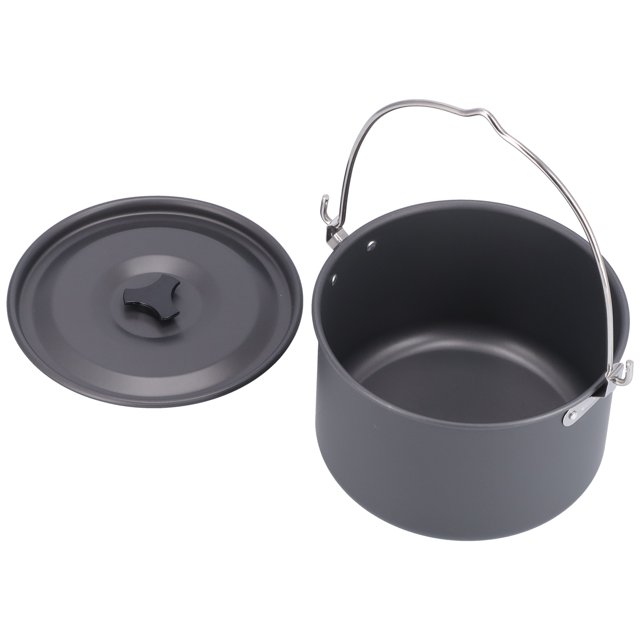 Hanging Pot, Aluminum Alloy Large Capacity Camping Pot For Canopy Tent For Camping For For 6-8 People