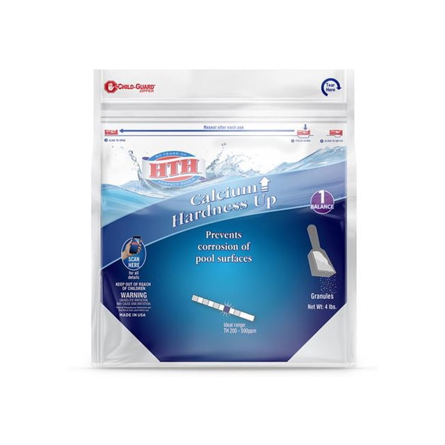 HTH 86068 Augmentateur de Dureté en Granules de Calcium de 4 Lb - Lot de 3