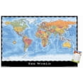 thumbnail image 1 of Map - World Wall Poster, 22.375" x 34", 1 of 4