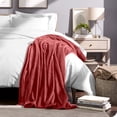 thumbnail image 5 of Bare Home Microplush Fleece Blanket - 300 GSM - Fuzzy Microfleece - Soft & Plush - King, Rosewood, 5 of 5