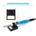 thumbnail image 3 of Wood Burning Tool Kit 38PCS Professional Pyrography Pen with ON/OFF Button Soldering Iron Set Adjustable, 3 of 8