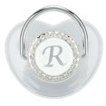 thumbnail image 4 of With Silicone Baby Pacifier Silver A-Z Letters Safe BPA Free One Piece Seamless Pacifier with Lid for Infant 6-18 Months, 4 of 7