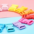 thumbnail image 2 of maskred 10pack/lot Versatile Release Buckle Strap For Various Buckle Applications Multi-Color ABS Clasp Belt Buckles Hook Buckle light yellow 1Set, 2 of 6
