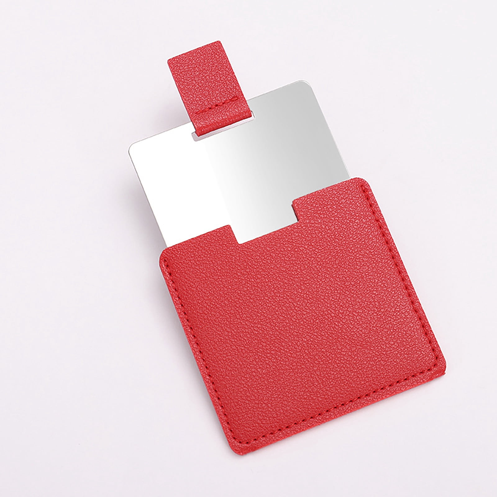 mtvxesu Stainless Steel Card Mirror Portable Avoid Drop Frameless Makeup And Makeup Mirror Card Sleeve Portable Small Mirror Sale