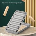 thumbnail image 3 of Hot Dog Pan, Stainless Steel Simple Use Sausage Mold Easy Clean 6 Cavity  for Steam, 3 of 7