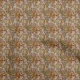 thumbnail image 1 of oneOone Polyester Spandex Brown Fabric Abstracts Fabric For Sewing Printed Craft Fabric By The Yard 56 Inch Wide, 1 of 5