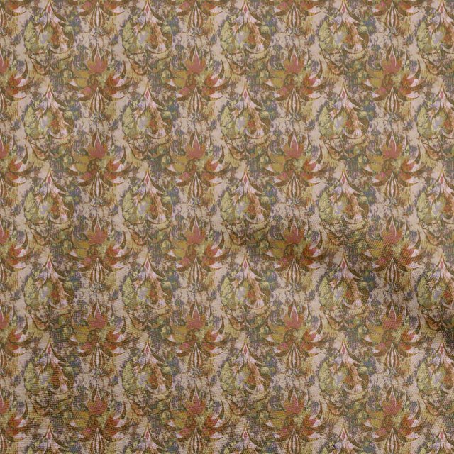 oneOone Cotton Poplin Brown Fabric Abstracts Craft Projects Decor Fabric Printed By The Yard 42 Inch Wide