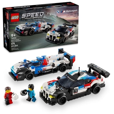 LEGO Speed Champions Les voitures de course BMW M4 GT3 et BMW M Hybrid V8 76922 Ensemble de construction (676 pièces)