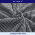 thumbnail image 3 of 2024 Solid Print Polyester Loveseat Slipcover  Chocolate, 3 of 6