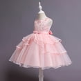 thumbnail image 3 of Robe de Princesse Sans Manches en Dentelle pour Fillette, Robe de Fête en Tulle, Vêtements de Cosplay, 3 of 9