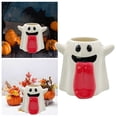thumbnail image 2 of Ceramic Cups for Crafting Rabbit Tumbler Set Glass Top Mug Set with Words Cup Glass Set Your Specter Cup Coffee Cup With Handle Funny Panic Cup White Cute Cup Decoration, 2 of 4