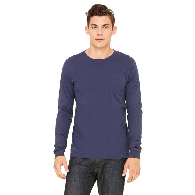 Bella Canvas T-Shirt Unisexe à Manches Longues Marine 2TG