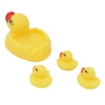 thumbnail image 2 of Baby Bath Toys, Bright Color 4pcs Bath Toy Set Duck Toy Set   For Bathing For Kids Yellow Duck, 2 of 8