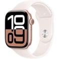thumbnail image 1 of Restored Apple Watch Series 10 (GPS + Cellular) Smartwatch Aluminum Case with Black Sport Band Open Box, 1 of 6