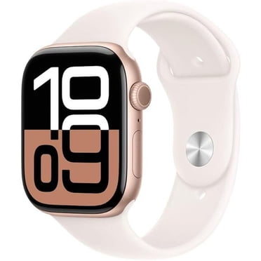 Apple Watch Series 10 Remis à Neuf (GPS + Cellulaire) Montre Intelligente Boîtier en Aluminium avec Bracelet Sport comme Neuf