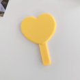 thumbnail image 4 of Becaristey Charmant Miroir en Forme de Cœur Beauté Aspect Simple Face Mignon Jaune Style A 1Ensemble, 4 of 6