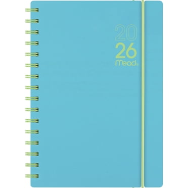 Agenda hebdomadaire compact Mead® Colour Pop 2026, Couverture sarcelle
