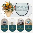 thumbnail image 3 of RUNROTOO 1Pcs Golden Trumpet Shape Iron Vase for Aisle Guide and Home Decoration, 3 of 6