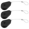 thumbnail image 2 of SHISUYAN 3pcs Retractable Anti Theft Cable Case Automatic Steel Wire Tether Lock Security Cable For Door Access Garage Warehouse Anti-Lost Telescopic Wire Holder, 2 of 8