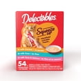 thumbnail image 1 of Delectables Chicken, Tuna & Salmon Squeeze Up™ Cat Treats 54 Pack, 1 of 7