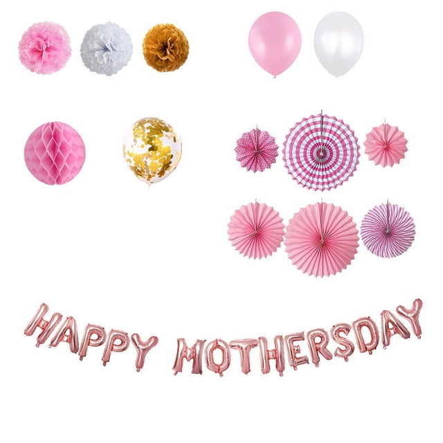 Arrangement Day Mother's Happy Balloo Day Decoration Set Mother's Balloo Inflatable Toy
