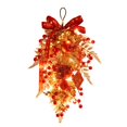 thumbnail image 1 of Couronne Année Richesse Pendentif Fête du Printemps Ornements de Fruits Année Décorations de Festival Éventail Doré Pendentif Fruit Rouge, 1 of 7