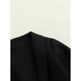 thumbnail image 4 of 1-7Y Baby Girls Coat For Fall Spring Long Sleeve Open Front Lapel Cardigan With Pockets Kids Outwear, 4 of 6