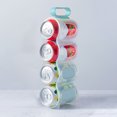 thumbnail image 2 of TIMIFIS Gadgets de Cuisine Support de Rangement Portable pour Canettes pour Étagères de Réfrigérateur, Supports pour Canettes de Bière, Curseur de Rangement pour Réfrigérateur Canettes de Bière Réfrigérées Transparentes, 2 of 3