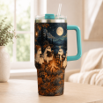 thumbnail image 4 of Lotusprinthandmade Gobelet Feu de Camp Fantôme 40oz avec Poignée Impression 2D Plate, Tasse de Voyage Isolée, 4 of 4