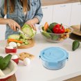 thumbnail image 1 of Wzzjkit Glass Bento Box Can Be Microwave Oven Students Heated Lunch Box Office Fresh-keeping Box, 1 of 6