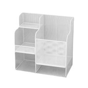 S SERENABLE Yoga Mat Storage Rack Vertical Yoga Mat Holder for Resistance Bands Football White