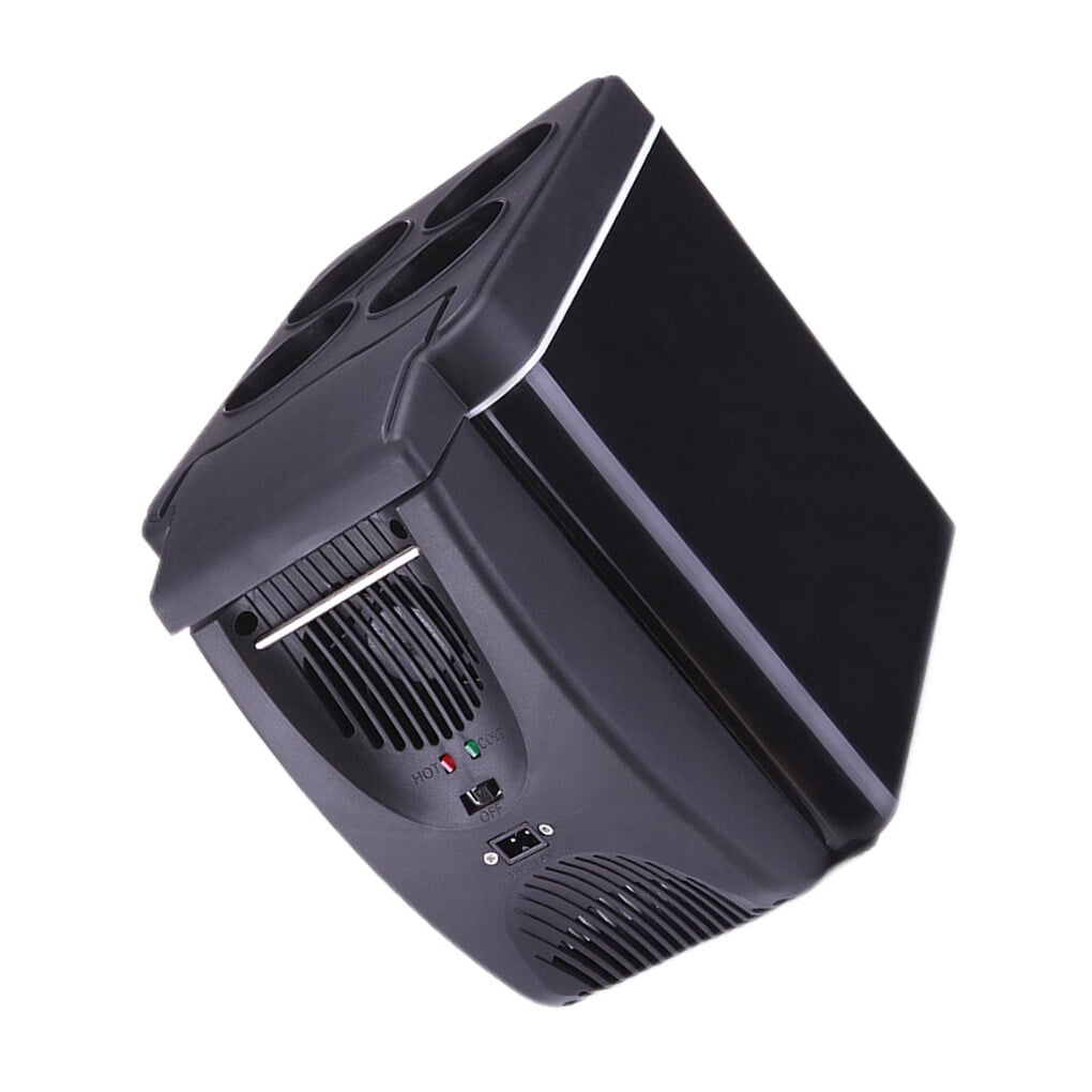 6L Portable Mini Fridge Personal Fridge Mini Auto Travel Thermometric Cooler Refrigerator for Home Office