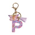 thumbnail image 4 of lionlar Porte-Clés en Résine Ornements Filles Femmes Cadeaux Alphabet Anglais Porte-Clés, 4 of 9