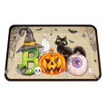 thumbnail image 1 of Tapis de Bienvenue d'Halloween en Polyester Durable, Grande Taille, Sans Support, Idéal pour la Décoration Saisonnière de la Maison, 1 of 4